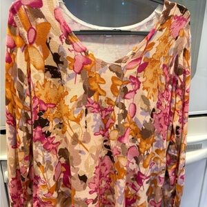 Chico's Multicolor Floral Top